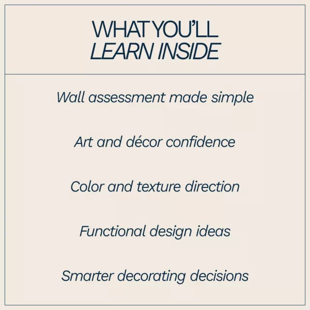 Transform Plain Walls into Personality-Packed Spaces | Ebook Guide on how to add personality to plain walls | Wall Décor & Design Inspiration