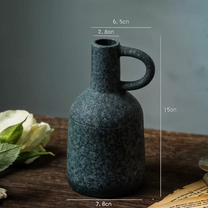 Creative Teapot Shape Ceramic Vase for Flower Arrangements & Table Decoration