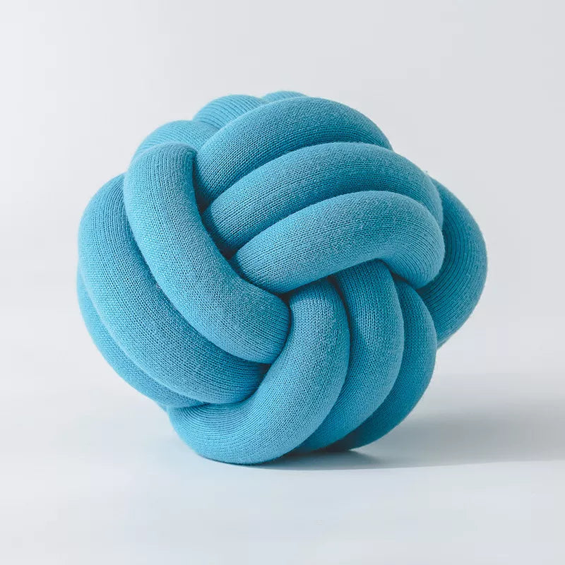 DIY Knot Pillow Ball – Oversized Soft Cushion for Home & Pets