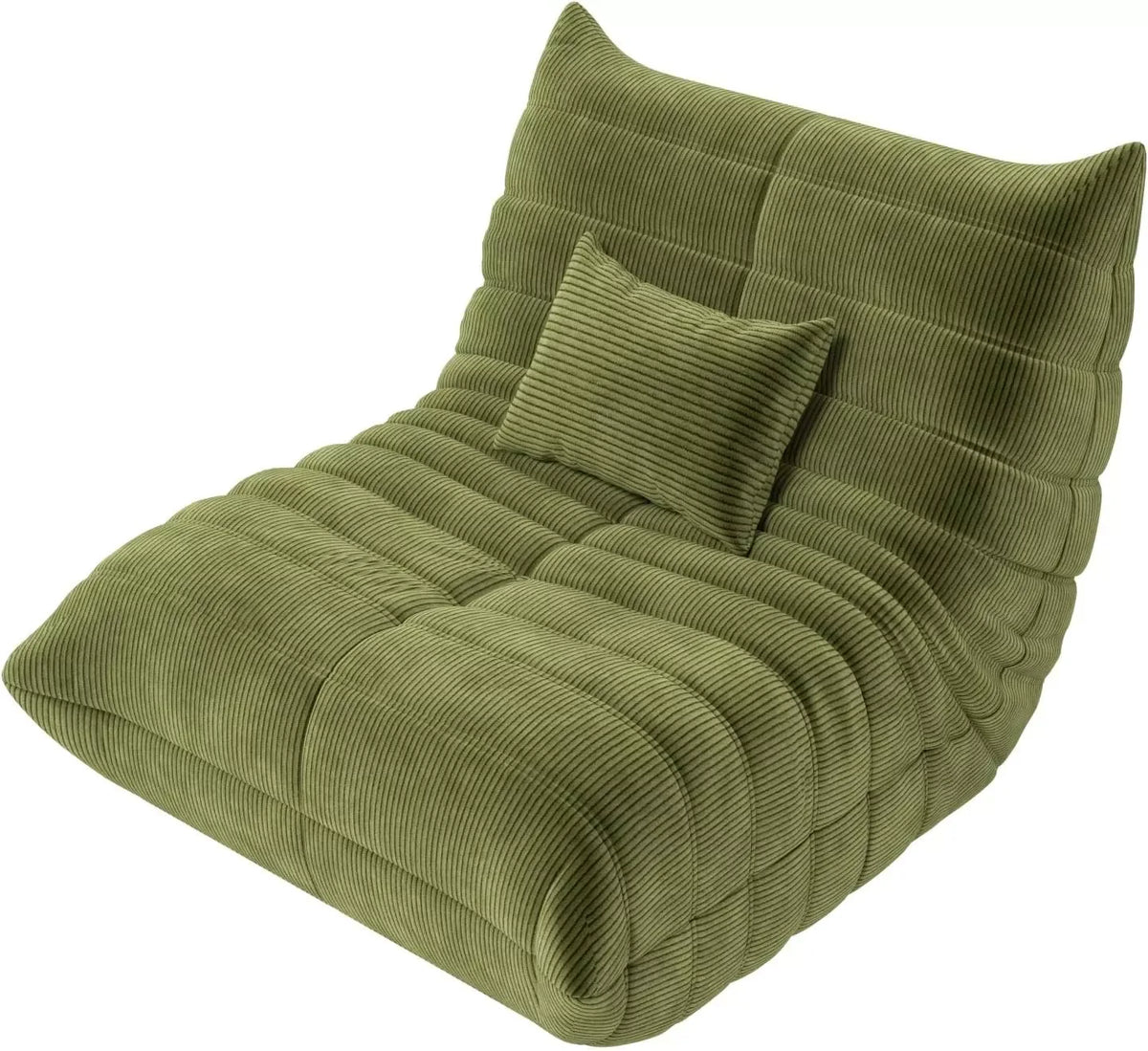Comfy Corduroy Bean Bag Chair with Pillow – Memory Foam Seating for Adults - DSARD - DSARD
