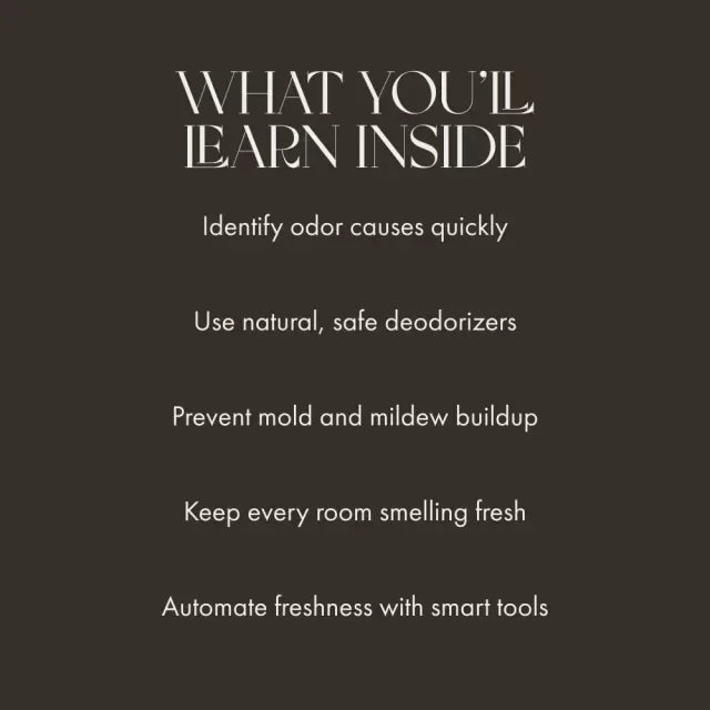 Eliminate Musty Smells in Your Home | How to Get Rid of a Musty Smell in a House eBook | Fresh Air Home Guide for Mold, Odors & Humidity Control - DSARD
