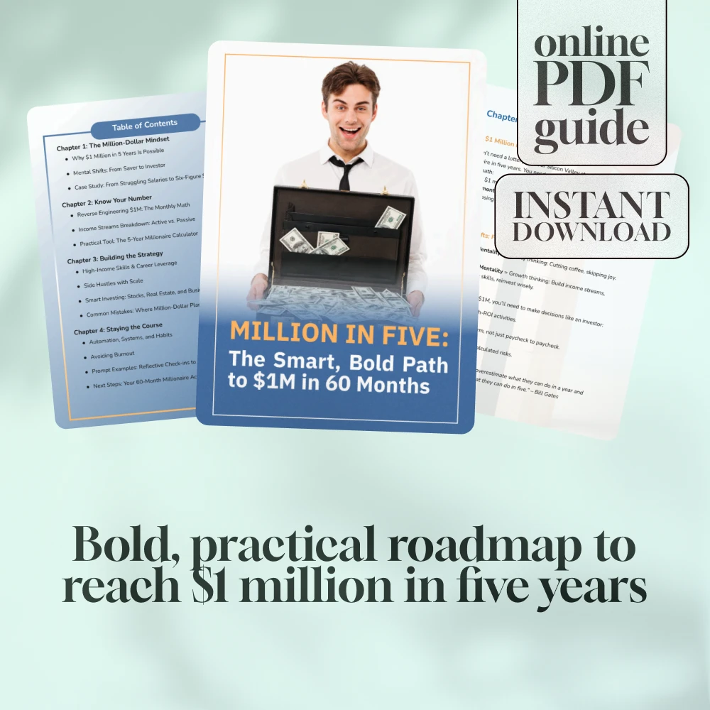 Million in Five: The Smart, Bold Path to $1M in 60 Months
