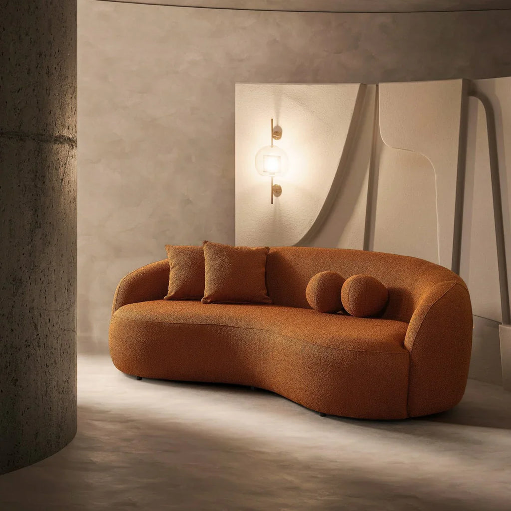 Modern Scandinavian-Style Velvet Sofa – Luxury Home Furniture with Free Shipping - DSARD