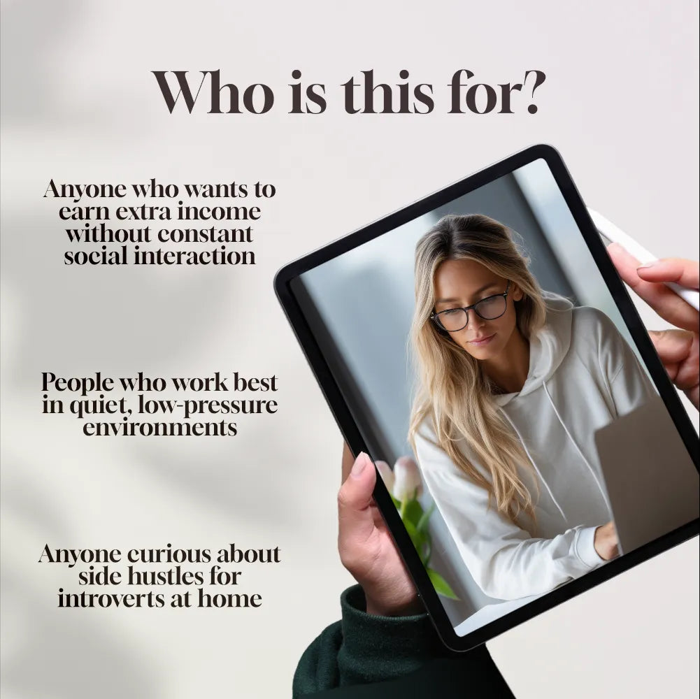 Quiet Cash: The Introvert’s Guide to Profitable Side Hustles from Home | Side Hustles for Introverts at Home eBook | Digital Download from DSARD
