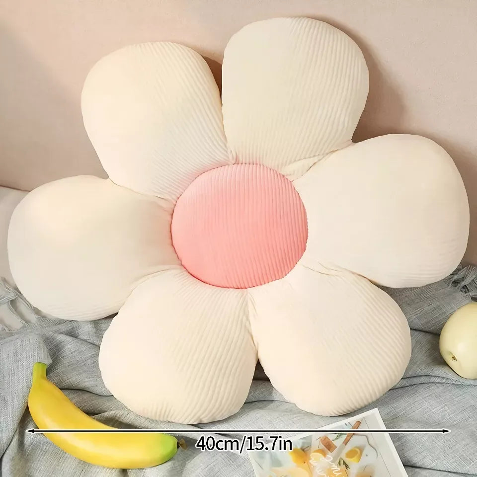 Daisy Seat Cushion Colorful Flowers Pillow Sunflower Pillow Sofa Cushion Office Flower Mat Plush Toy Thanksgiving Christmas Gift - DSARD