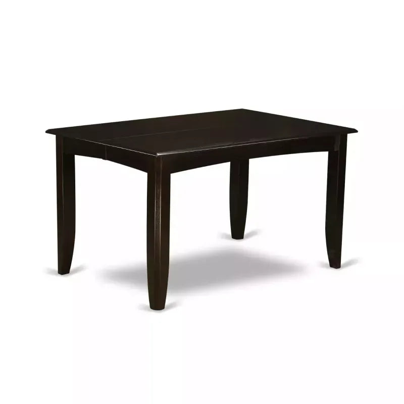 9-Piece Modern Dining Table Set with Butterfly Leaf and 8 Wooden Dining Chairs - DSARD - DSARD