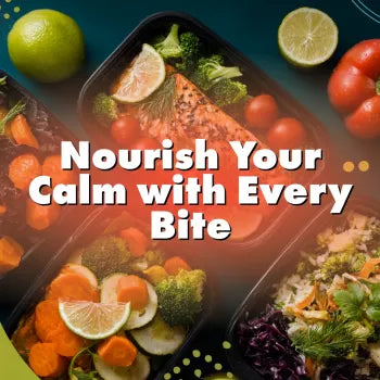 Nourish Your Calm with Every Bite | Stress Relief eBook | Food for Stress Relief Guide, Nutrition & Recipes for Anxiety Support