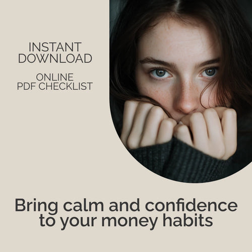 OCD & Money Checklist: Taking Control of Your Financial Mindset | Printable Digital Guide for Managing OCD and Money Habits | Build Calm, Confidence, and Financial Balance