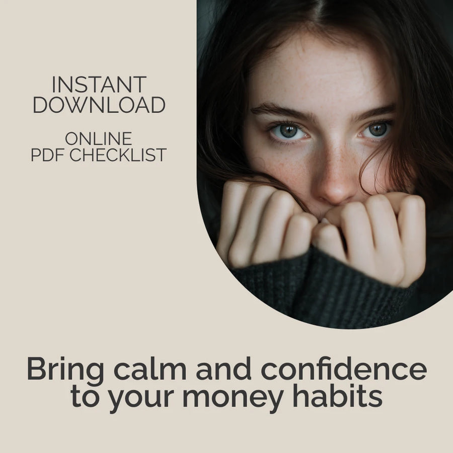 OCD & Money Checklist: Taking Control of Your Financial Mindset | Printable Digital Guide for Managing OCD and Money Habits | Build Calm, Confidence, and Financial Balance