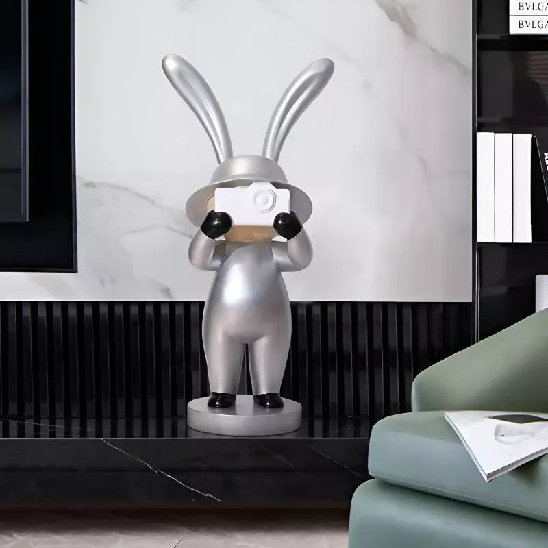 Camera Rabbit Floor Sculpture - DSARD