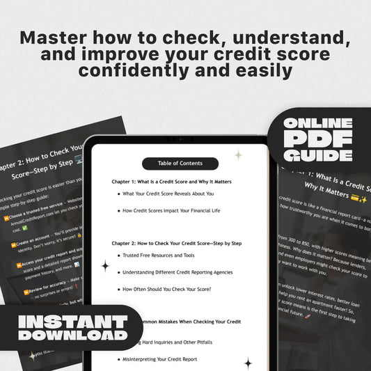 Your Credit Score Decoded: The Simple Guide to Checking Your Credit Score and Understanding It Easily