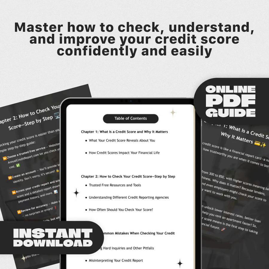 Your Credit Score Decoded: The Simple Guide to Checking Your Credit Score and Understanding It Easily