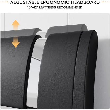 Modern Faux Leather Bed - DSARD