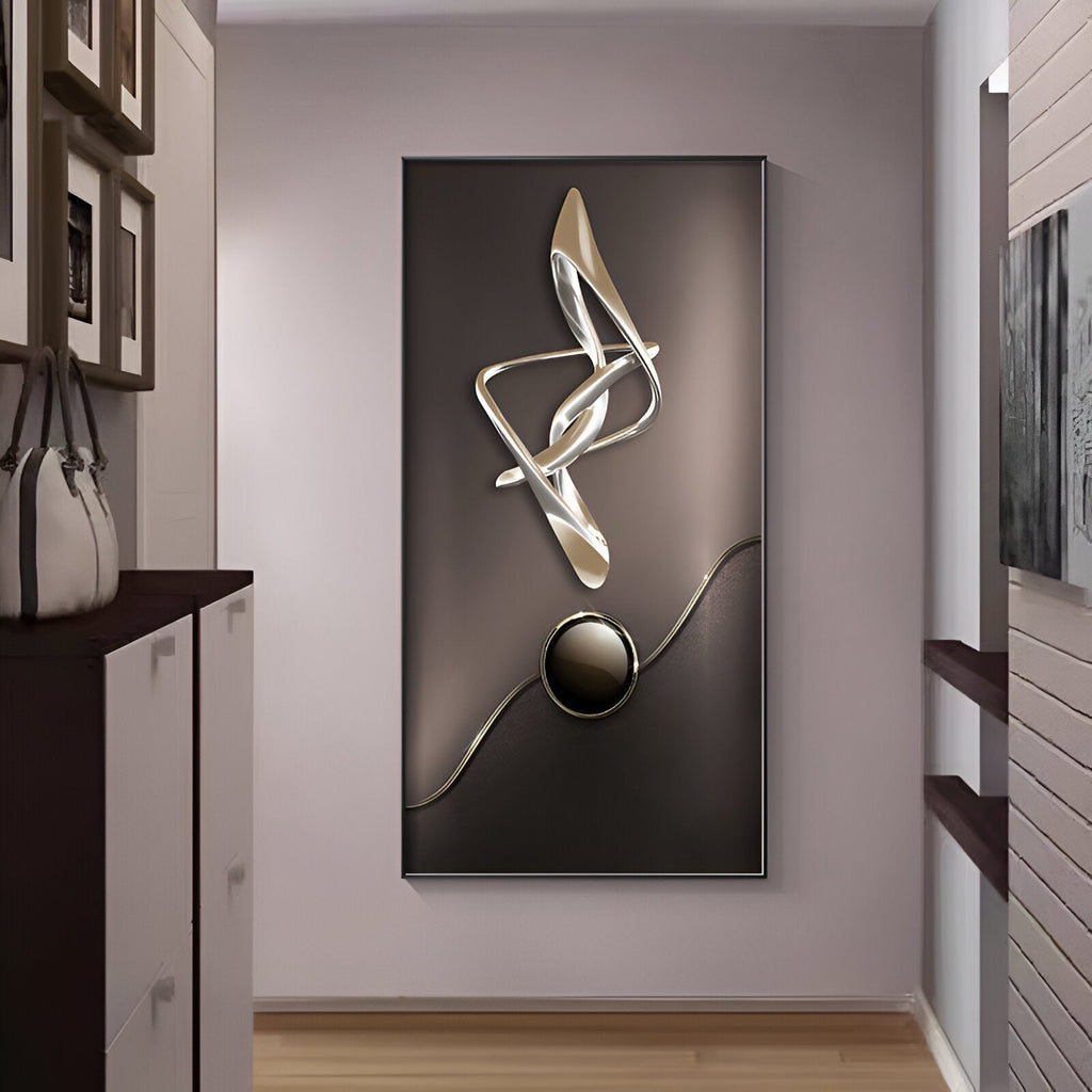 Luxury Crystal Porcelain Abstract Wall Lamp – Modern Corridor & Hallway Decor