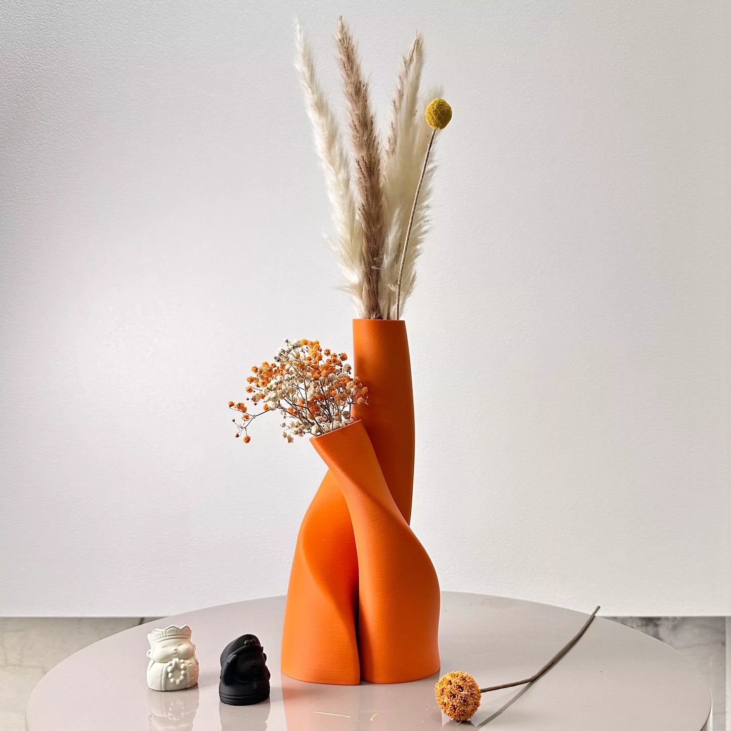 Creative 2-Piece Shaped Double Vase Set