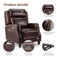 Luxury Genuine Leather Relaxing Sofa - DSARD