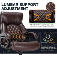 500 LB Capacity High Back Executive Office Chair for Big and Tall Users - DSARD - DSARD