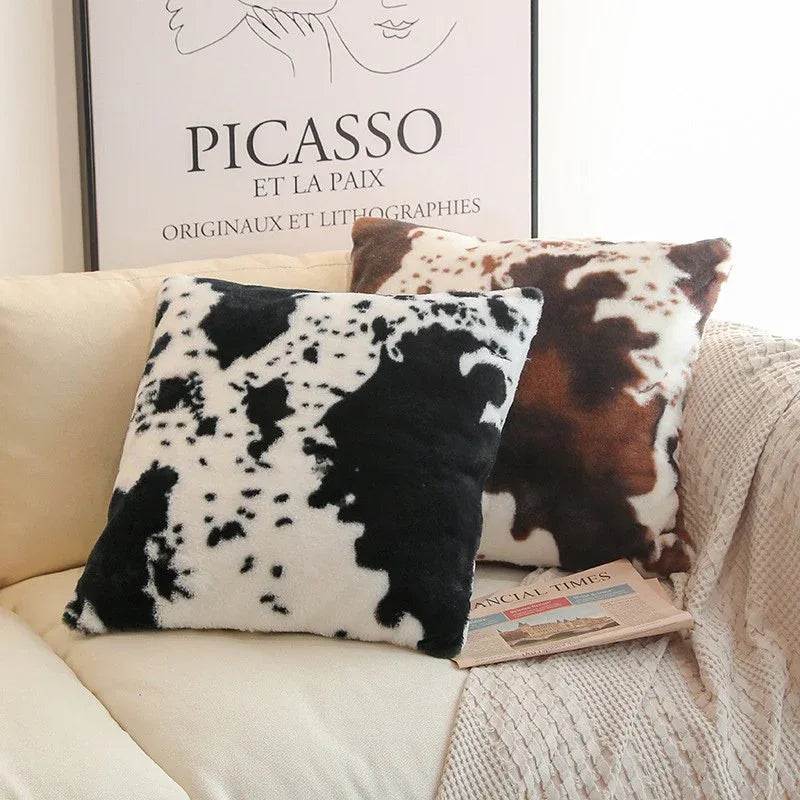 Double-Sided Plush Throw Pillow Cover – Soft Nordic Style Cushion Case - DSARD
