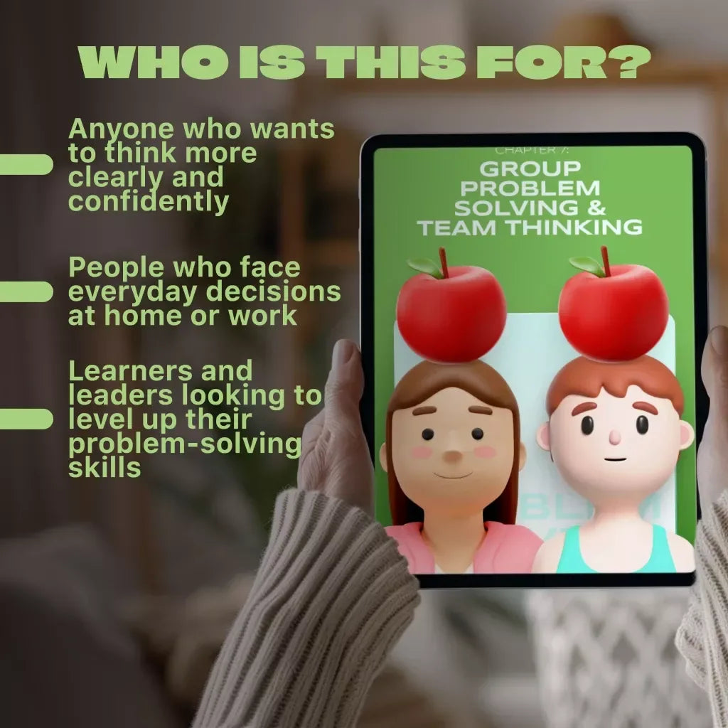 Critical Thinking & Problem Solving eBook – Digital Download Guide for Smarter Decision Making, Brain Teasers & Life Skills Ebook - DSARD