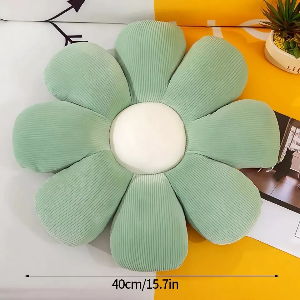 Daisy Seat Cushion Colorful Flowers Pillow Sunflower Pillow Sofa Cushion Office Flower Mat Plush Toy Thanksgiving Christmas Gift