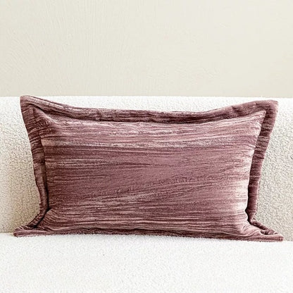 Luxury Pink & Blue Throw Pillow Covers – 12×20 / 18×18 Inch Decorative Cushion Covers