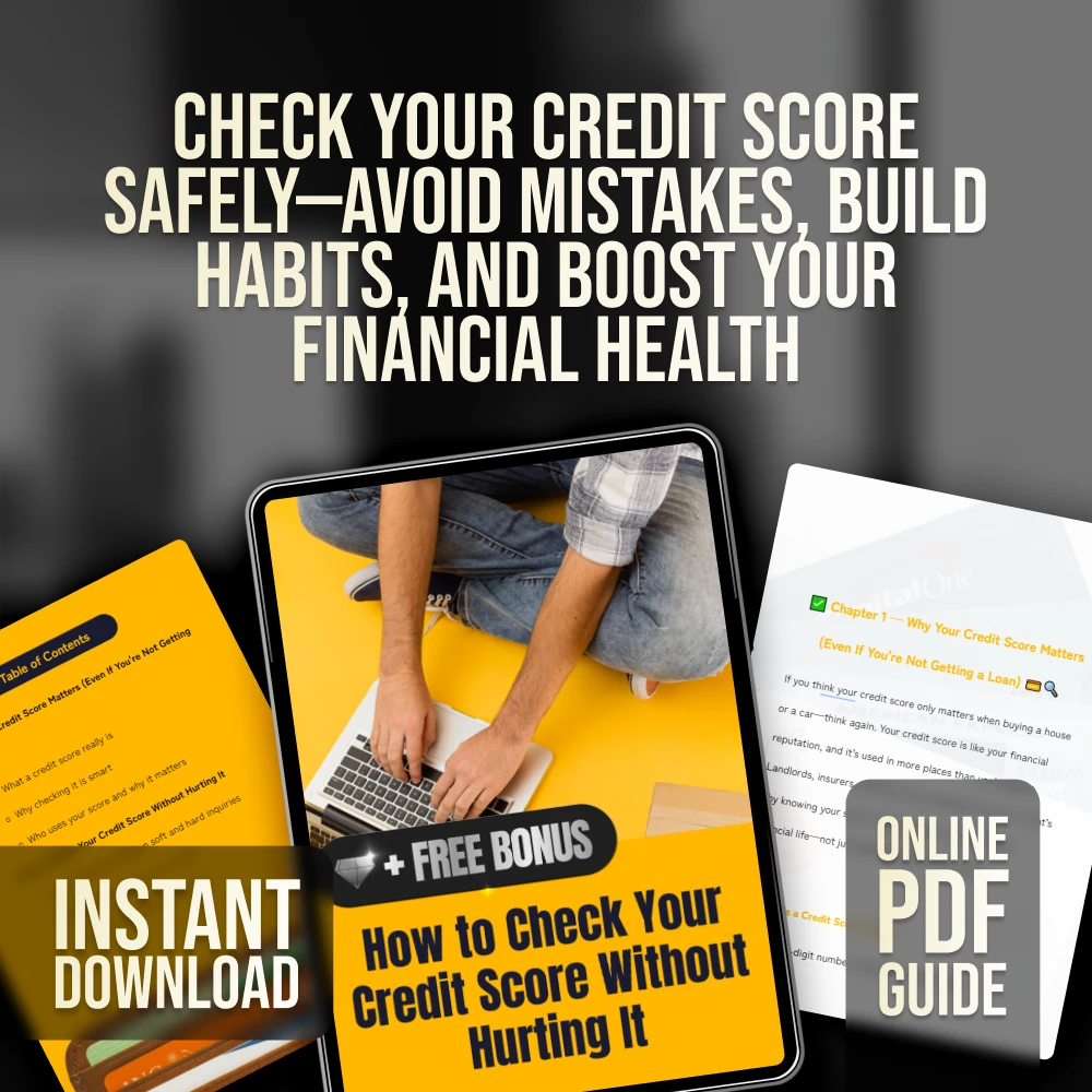How to Check Your Credit Score Without Hurting It – Digital Guide for Smart Credit Monitoring | Learn How to Check Credit Score Without Affecting It