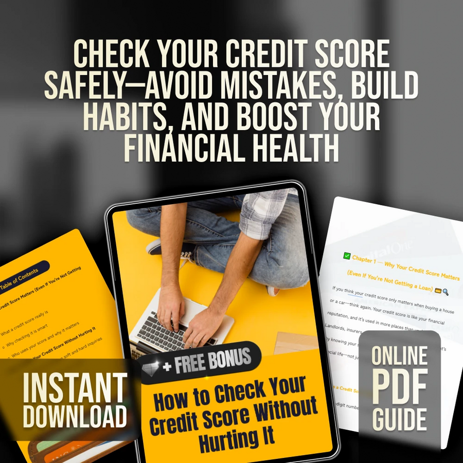 How to Check Your Credit Score Without Hurting It – Digital Guide for Smart Credit Monitoring | Learn How to Check Credit Score Without Affecting It