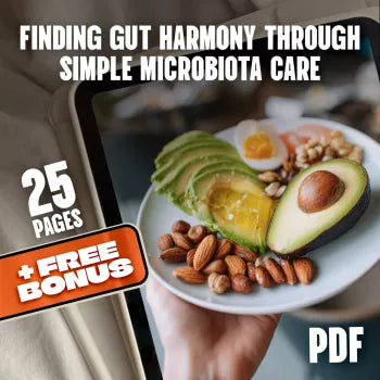 Finding Gut Harmony Through Simple Microbiota Care | Gut Health eBook for Beginners | How to Improve Gut Microbiota Guide