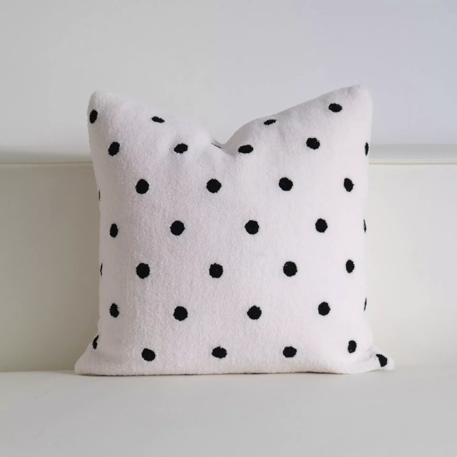 Modern Round Dot Throw Pillow Covers | 18×18 Inch