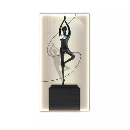 Modern Abstract LED Figure Wall Lamp – Luminous Art for Home Decor