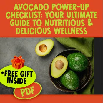 Avocado Power-Up Checklist: Your Ultimate Guide to Nutritious & Delicious Wellness | How Nutritious is Avocado? | Healthy Eating Digital Download | Wellness eBook PDF