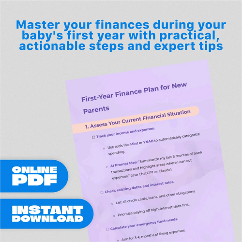 First-Year Finance Plan for New Parents: Ultimate Checklist to Master Your Baby Budget & Financial Planning