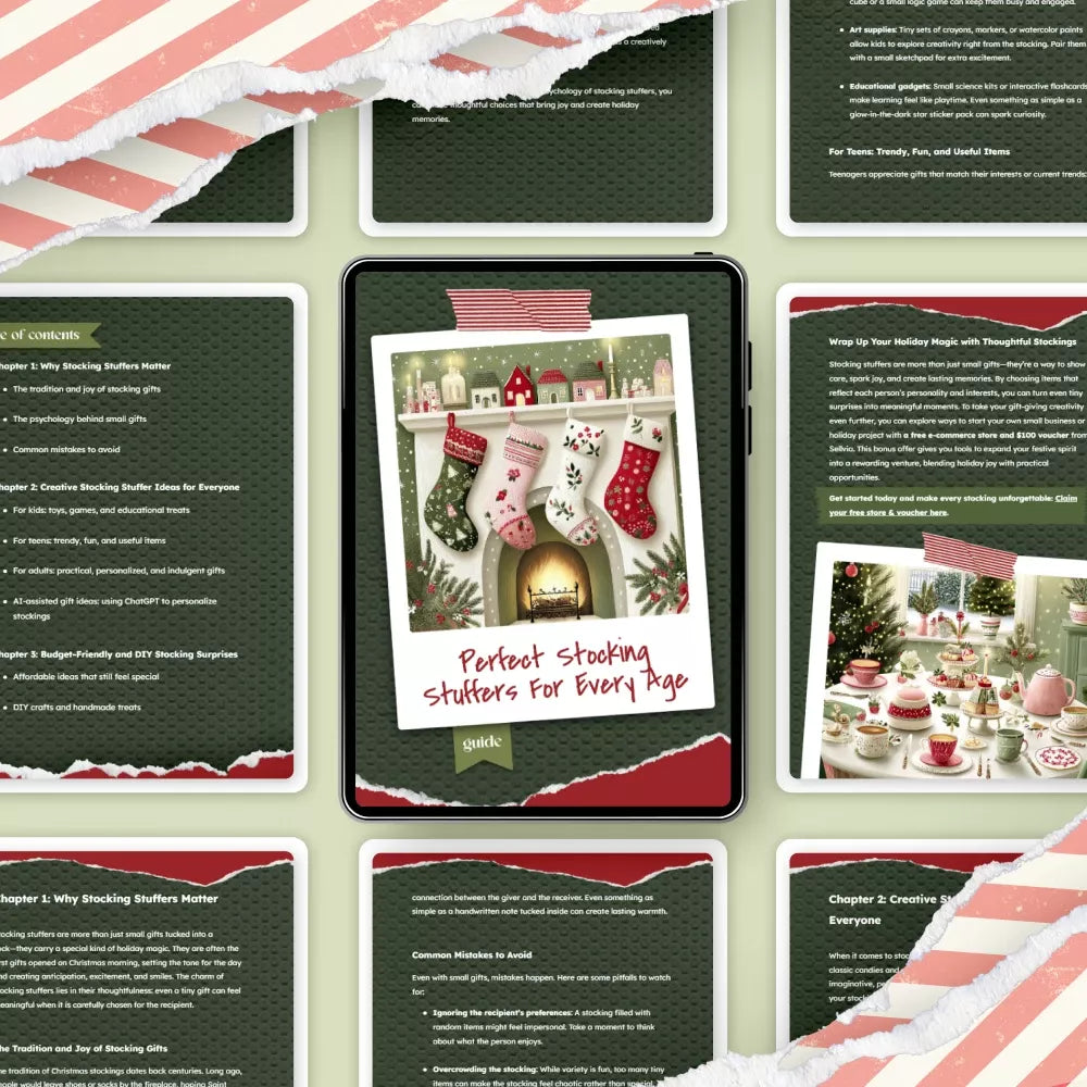 Perfect Stocking Stuffers for Every Age | Christmas Stocking Stuffer Ideas Guide | Holiday Gift Inspiration eBook - DSARD