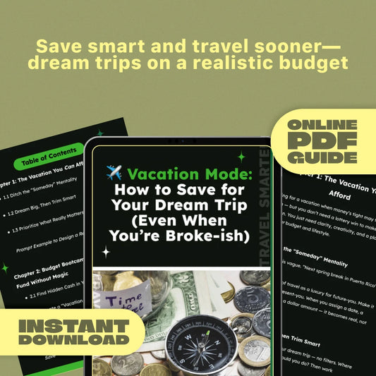 Vacation Mode: How to Save for Your Dream Trip (Even When You’re Broke-ish) | Guide to How to Save for a Vacation on a Tight Budget
