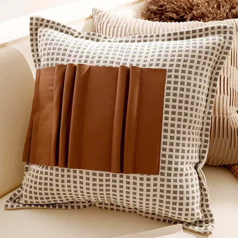 Cream Tassel Throw Pillow Cover 12×20/18×18 Inch – Boho Decorative Cushion - DSARD