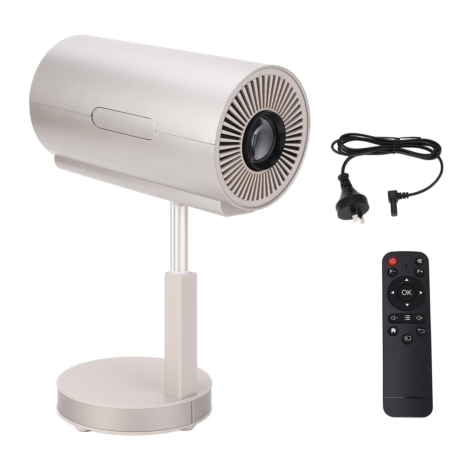 Smart HD Mini Projector with WiFi, Bluetooth & Built-In Speaker