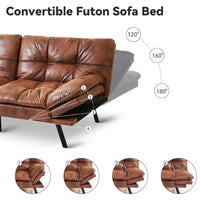 Luxury Memory Foam Loveseat Sofa Bed – Convertible Euro Lounger for Compact Spaces - DSARD