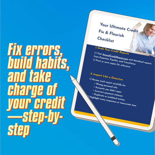 Your Ultimate Credit Fix & Flourish Checklist | Digital Credit Repair Guide | How Do Credit Repair Companies Work