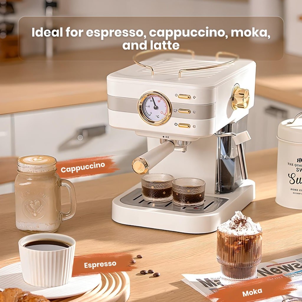 DSARD Premium 20bar Espresso and Cappuccino Coffee Maker