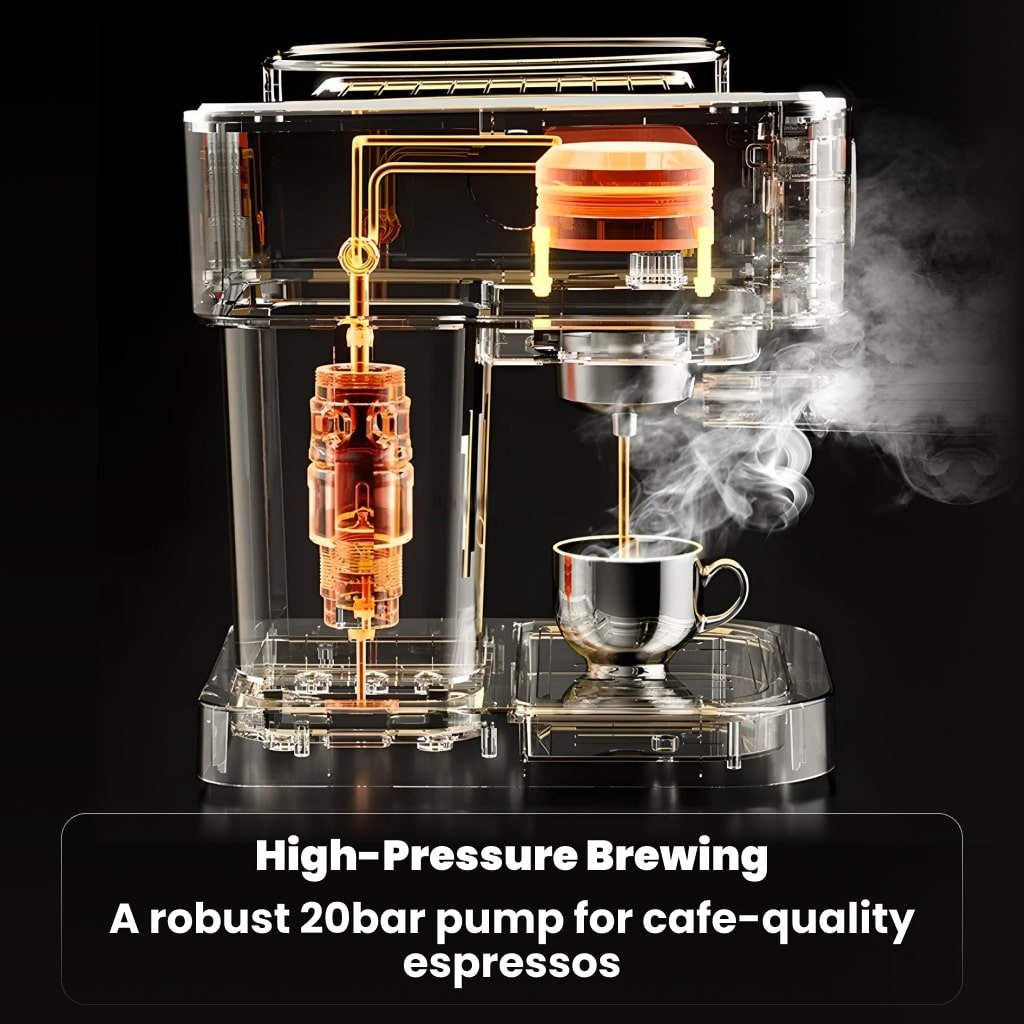 DSARD Premium 20bar Espresso and Cappuccino Coffee Maker