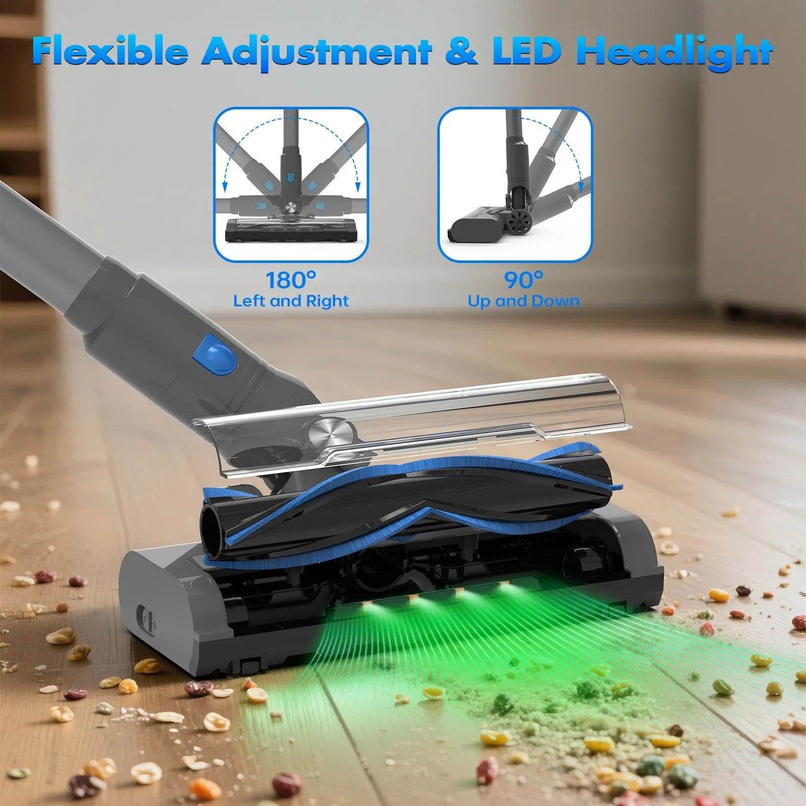 25Kpa Cordless Upright Vacuum Cleaner - DSARD