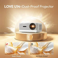 1250 ANSI 4K Projector with Auto Focus & WiFi 6 - 300" Screen - DSARD