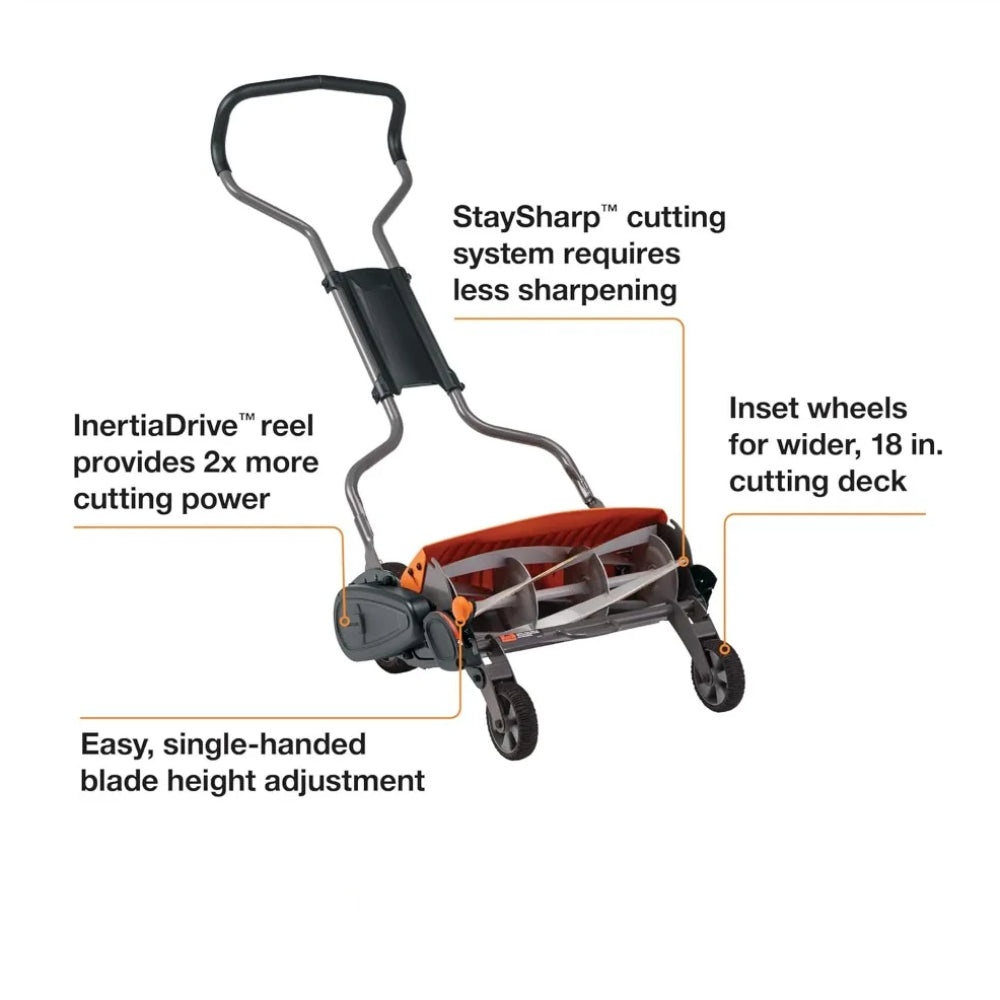 DSARD Eco-Friendly Manual Push Lawn Mower