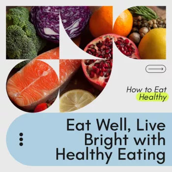 Eat Well, Live Bright with Healthy Eating Checklist – How to Eat Healthy Guide, Digital Download, Meal Planning, Mindful Eating Tips, Balanced Plates Cheat Sheet