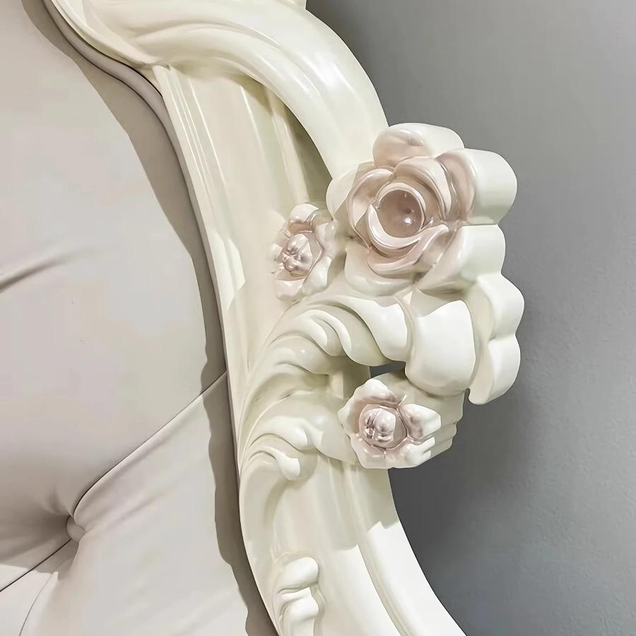 Luxurious Nordic Twin Bed Frame with Glamorous Fabric Headboard and Storage - DSARD