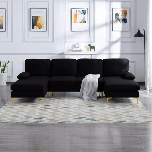 U-Shaped Modular Sofa with Chaise Longue - DSARD