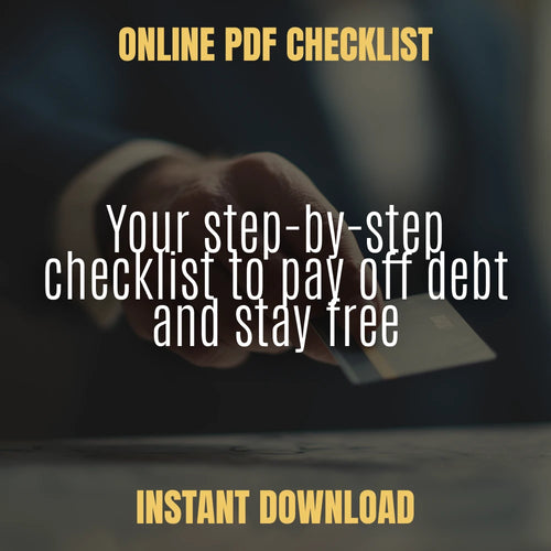 The Credit Card Debt Relief Action Plan | Printable Checklist for How to Get Out of Crippling Debt, Budgeting & Smart Money Management