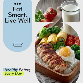 Eat Smart, Live Well: Simple Guide to Healthy Eating Every Day | Digital Download, eBook, Checklist, Meal Planning, Nutrition Guide for Balanced Living