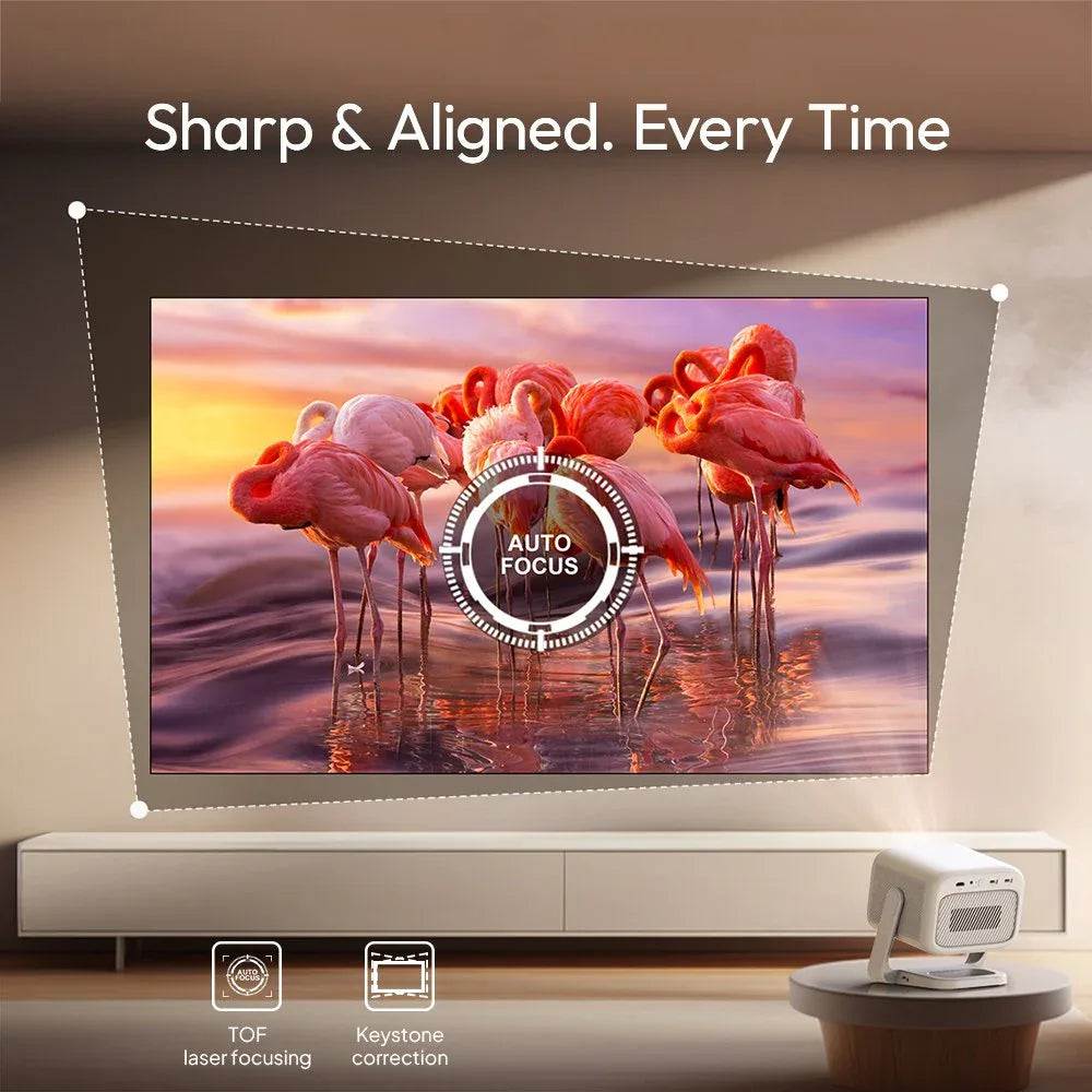 700 ANSI Portable Projector with 3-Hour Battery & 360° Gimbal - DSARD