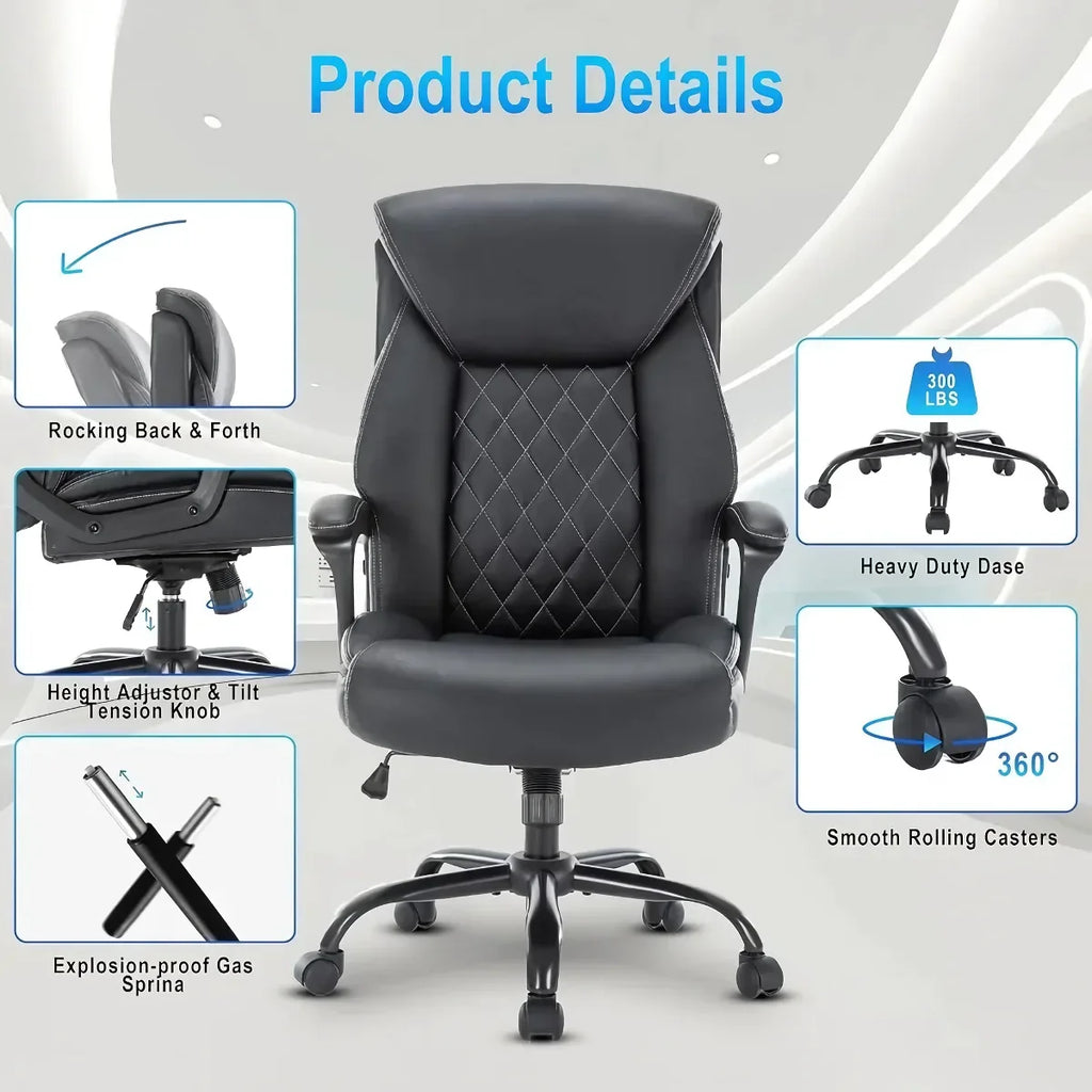Big and Tall Ergonomic Office Chair: Adjustable, Comfort-Focused Gaming and Desk Chair - DSARD - DSARD